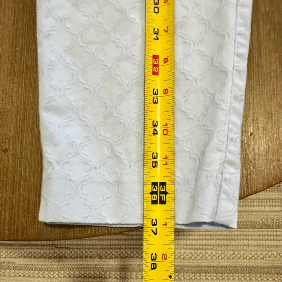 Lilly Pulitzer PowderBlue Textured Pants - Picture 5 of 6